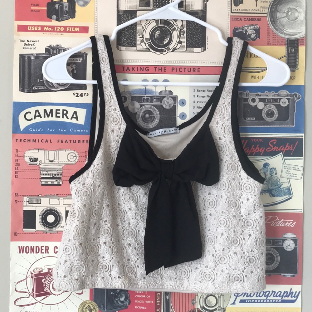 Cream and Black